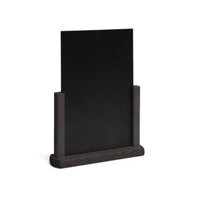 Krijt-tafelstandaard -groot- A4 zwart