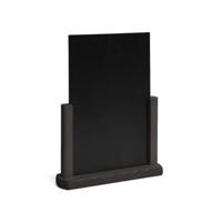 Krijt-tafelstandaard -groot- A4 zwart - thumbnail