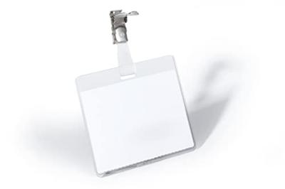 Durable 800319 Naamplaatje 8003 (b x h) 90 mm x 60 mm draaibare clip 25 stuk(s) - thumbnail