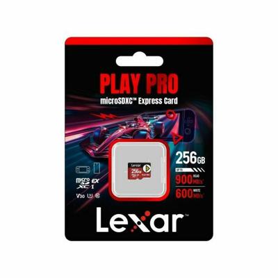 Geheugenkaart Micro SDXC Lexar LMSXPS0256G-BNNNG Zwart Rood 256 GB