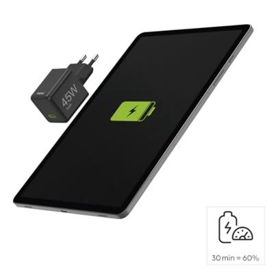 Hama Fast Charger USB-C PD/QC/GaN Super-Mini Charger 45 W Oplader Zwart - thumbnail