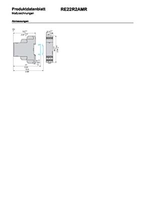 Schneider Electric RE22R2AMR RE22R2AMR Tijdrelais Monofunctioneel 1 stuk(s) Tijdsduur: 0.05 s - 300 h 2x wisselcontact