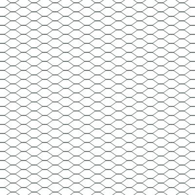 VidaXL Hexagon hek groen 1,5 x 10 m pvc