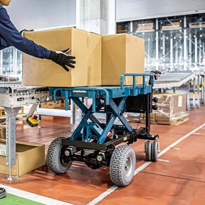 Makita DCU601Z Accu Transporter met schaarlift LXT 2X18 V Basic Body - thumbnail