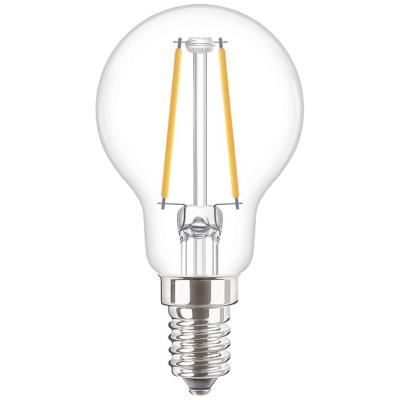 Philips LED kogel E14 2-25W 2700K filament helder - LED3727 Philips LED kogel E14 2-25W 2700K filament helder - LED3727