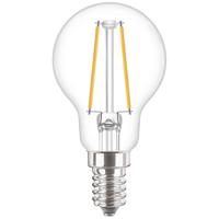 Philips LED 34774800 LED-lamp Energielabel E (A - G) E14 Kogel 2 W = 25 W Warmwit (Ø x l) 45 mm x 80 mm 1 stuk(s) - thumbnail