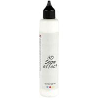 Creativ Company 3d sneeuw pasta, wit, 100 ml/ 1 fles - thumbnail