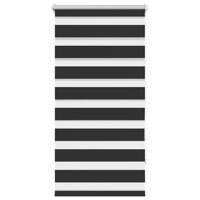 Duo Rolgordijn 80x150cm Zwart - thumbnail