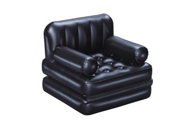 Bestway Opblaasbare Stoel 4 Posities Zwart 191x38x25 cm Interieur 75114