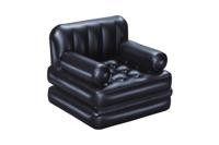 Bestway Opblaasbare Stoel 4 Posities Zwart 191x38x25 cm Interieur 75114 - thumbnail