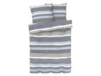 LIVARNO home Dekbedovertrek 200 x 200 cm (Strepen) - thumbnail