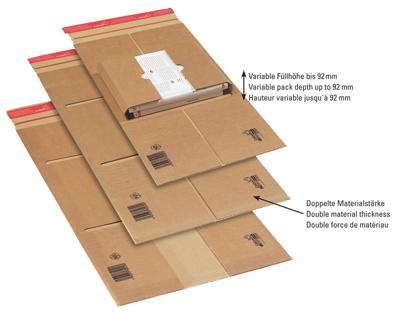 Colompac verzenddoos CP035, ft 35 x 32 x 8 cm, bruin Colompac verzenddoos CP035, ft 35 x 32 x 8 cm, bruin
