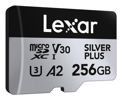 Lexar MicroSDXC Silver Plus UHS-1 256GB V30 R205/W100MB/s