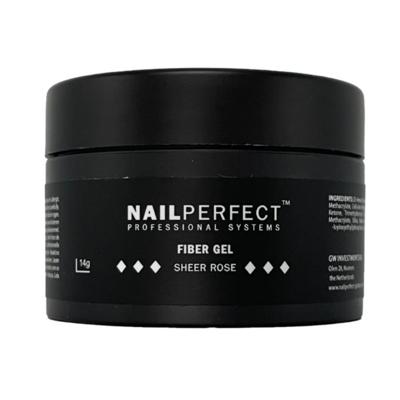 NailPerfect Gel Fiber Gel Sheer Rose 14gr