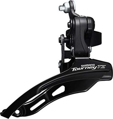 Shimano Voorderailleur 6/7-speed tourney tz fd-tz510 down swing - hoge klem ø28,6 mm - 48t - zwart/zilver