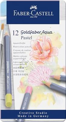Faber Castell FC-114622 Goldfaber Aqua Pastel Aquarelpotloden 12 Stuks