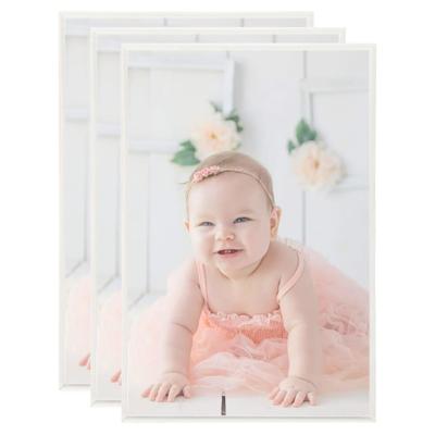 VidaXL Fotolijsten 3 st voor wand of tafel 7x90 cm mdf zilverkleurig