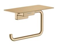 Hansgrohe Toiletrolhouder Met Planchet AddStoris Geborsteld Brons - thumbnail