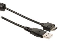 Valueline VLCP60806B20 Camera Data Kabel Usb 2.0 A Male - 12p Canon Connector Male 2,00 M Zwart - thumbnail
