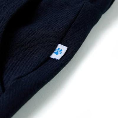 Kindershorts met trekkoord 116 marineblauw - thumbnail