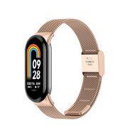 Milanese bandje - Champagne goud - Xiaomi Smart Band 8 / 9 / 10 - thumbnail