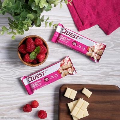 Quest Bar White Chocolate Raspberry (12 x 60 g)