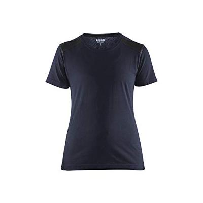 Blåkläder Dames T-Shirt 34791042 | Donker marineblauw/Zwart | Maat XS - 7330509696576 Blåkläder Dames T-Shirt 34791042 | Donker marineblauw/Zwart | Maat XS - 7330509696576