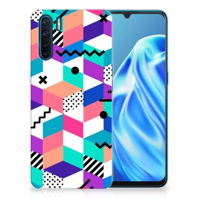 OPPO A91 | TPU Hoesje | Blokken Kleurrijk OPPO A91 | TPU Hoesje | Blokken Kleurrijk