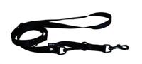 Martin hondenriem multipurpose nylon zwart - thumbnail