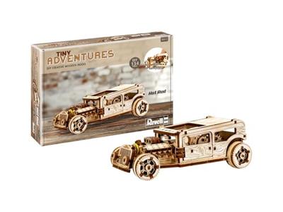 Revell Tiny Adventures - Hotrod (houten bouwset) Revell Tiny Adventures - Hotrod (houten bouwset)