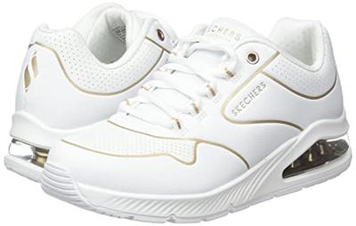 Skechers Uno 2 - Golden Trim 155637/WTGD Wit-36 maat 36