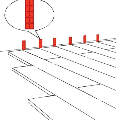 Boradfix Assortimend Vlakke Afstandshouders | 300 stuks | 1-6mm | 50 stuks van elk - BSP300