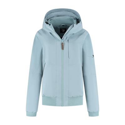 Travelin&apos; Women - Waterproof jack - Light Blauw - Maat XL