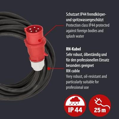Brennenstuhl CEE verlengsnoer IP44 | 25 meter | zwart - 1167320250 Brennenstuhl CEE verlengsnoer IP44 | 25 meter | zwart - 1167320250