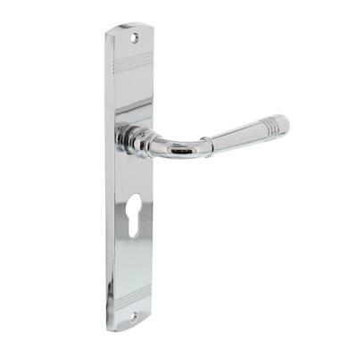 Intersteel Deurklink Helena op schild profielcilindergat 55mm chroom