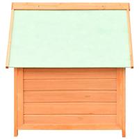 Hondenhok 72x85x82 cm massief grenen- en vurenhout - thumbnail