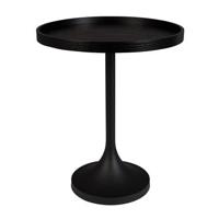 Zuiver Ronde Bijzettafel 'Jason' 46cm, kleur Zwart - thumbnail