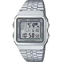 Horloge Uniseks Casio A500WA-7D Zilverkleurig (Ø 39 mm) - thumbnail