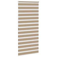 Zebra Blind 100x200 cm stofbreedte 95,9 cm polyester zandbruin - thumbnail