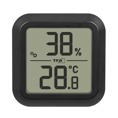 TFA Dostmann Digitales Thermo-Hygrometer zum Einbau 30.5061.01 Thermo- en hygrometer Zwart