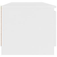 Tv-meubel 140x40x35,5 cm spaanplaat wit - thumbnail