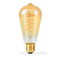 Nedis LBDE27ST64GD2 Led-filamentlamp E27 St64 3.8 W 250 Lm 2100 K Extra Warm Wit Aantal Lampen In Verpakking: 1 Stuks - thumbnail