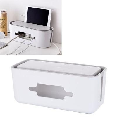 Home kabel opbergdoos holle draad snoer veiligheid tidy organisator container grootte: normaal (wit)