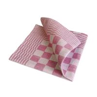 Guardanapos de mesa xadrez vermelho e branco 40x40cm 100% algodão - Treb WS - thumbnail