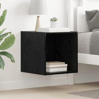 Wandkast met plank Zwart eiken 37 x 37 x 37 cm Bewerkt hout - thumbnail