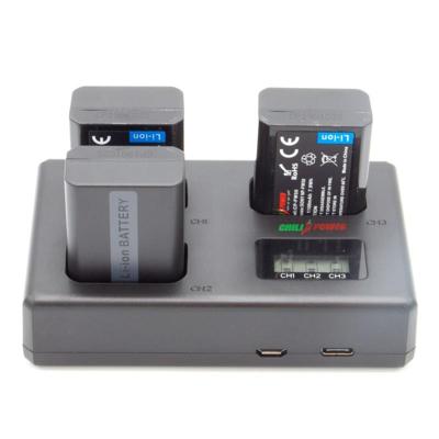 ChiliPower Sony Accu NP-FW50 Kit Deluxe - 3 accu's + Triple lader, voor het laden van 3 accu's ChiliPower Sony Accu NP-FW50 Kit Deluxe - 3 accu's + Triple lader, voor het laden van 3 accu's