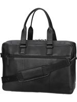 Burkely Minimal Mason Double Zip Laptopbag 15,6''-Black - thumbnail
