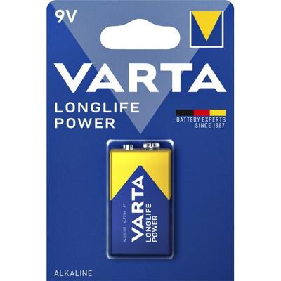 Batterij Varta Longlife Power 9Volt | 10 stuks