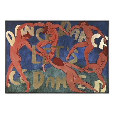 Schilderij Home ESPRIT Blauw Groen Gouden Modern 140 x 4 x 100 cm