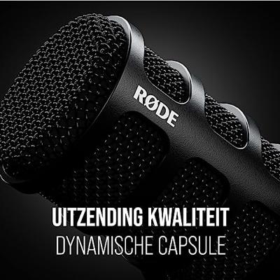 RODE Microphones PodMic USB-microfoon Statief Zendmethode:USB, Kabelgebonden USB-C, Hoofdtelefoon (3.5 mm jackplug) USB, Kabelgebonden Zwart RODE Microphones PodMic USB-microfoon Statief Zendmethode:USB, Kabelgebonden USB-C, Hoofdtelefoon (3.5 mm jackplug) USB, Kabelgebonden Zwart